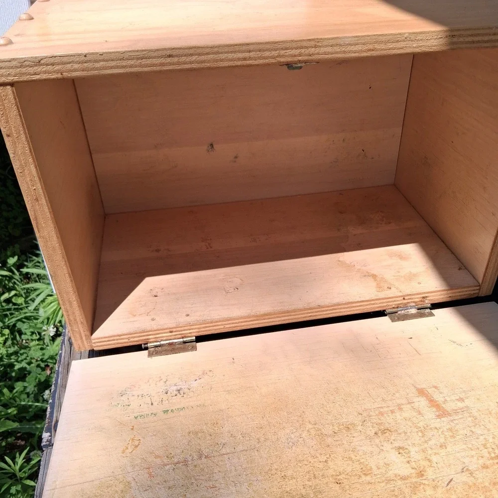 Vintage 90s Cottagecore Country Bread Box Butter Mom Unique!